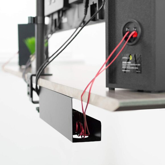 NIB VIVO Under Desk Cable Management tray DESK-AC06-1C metal office storage - Picture 2 of 10